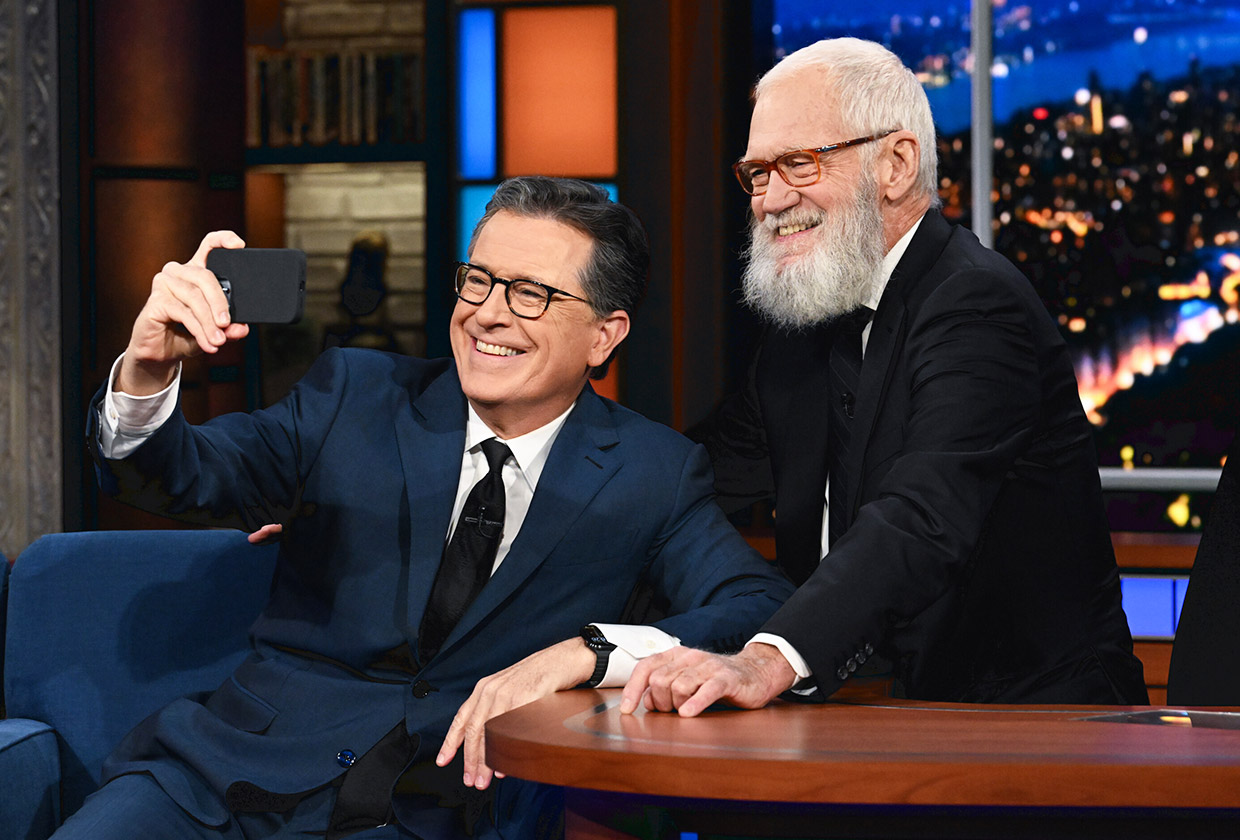 Watch David Letterman Return to The Late Show as Stephen Colbert’s Guest For the First Time Since Retiring