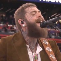 Post Malone Shed His Rigid Rockstar Persona For His Rendition Of ‘America The Beautiful’ At The Super Bowl