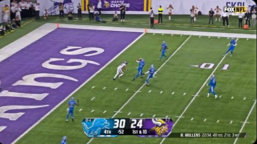 A Terrible Last Minute Nick Mullens Interception Gave The Lions Their First Division Win In 30 Years