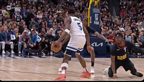 Anthony Edwards Pointed At Reggie Jackson After Making Him Drop To His Knees