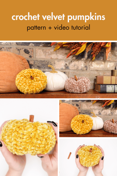 Crochet Velvet Pumpkin
